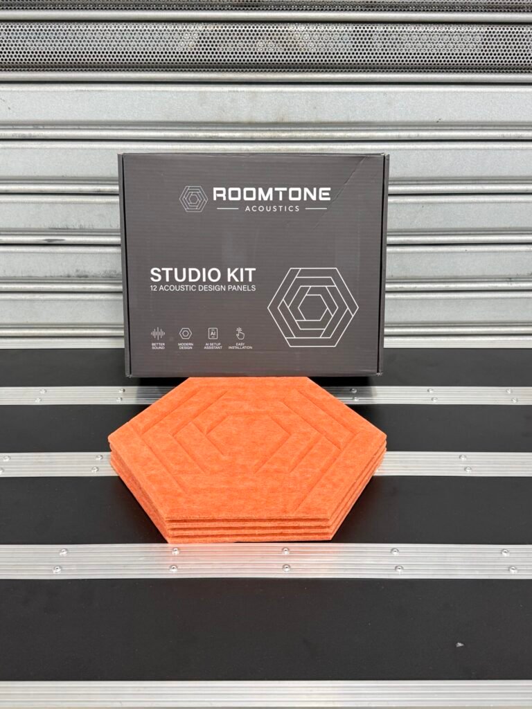 ROOMTONE Studio Kit — Sunset Orange acoustic panel kit